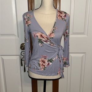 Persaya Lilac Floral Blouse
